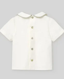 Camisa con lorzas "CEREMONIA" | PAZ Rodriguez Online