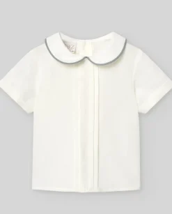 Camisa con lorzas "CEREMONIA" | PAZ Rodriguez New
