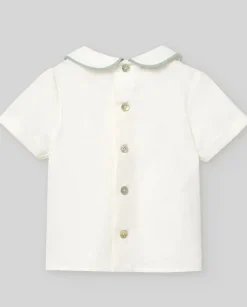 Camisa con lorzas "CEREMONIA" | PAZ Rodriguez Discount