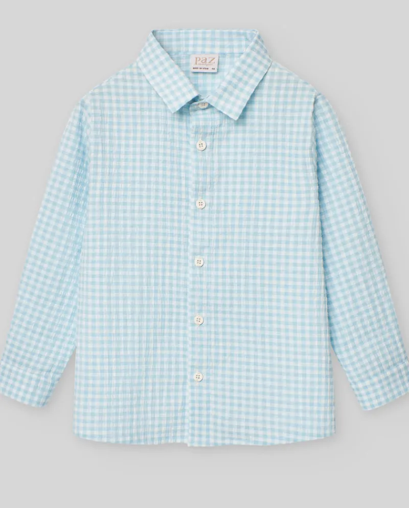 Camisa cuadros "FLOR" | PAZ Rodriguez Outlet