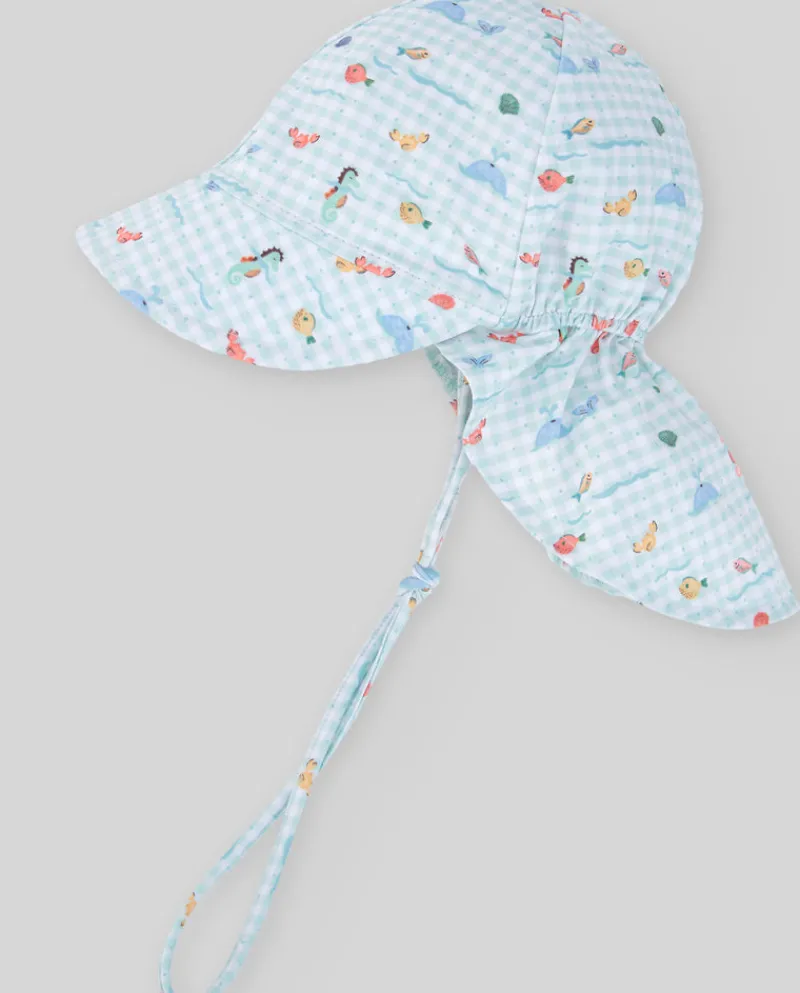 Gorra estampado mar "BAÑO" | PAZ Rodriguez Outlet