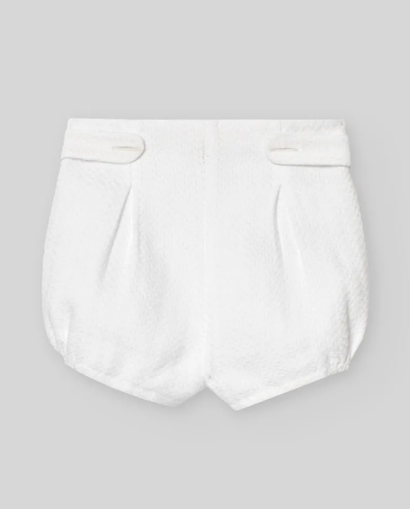 Pantalón corto blanco "VENTO" | PAZ Rodriguez Best