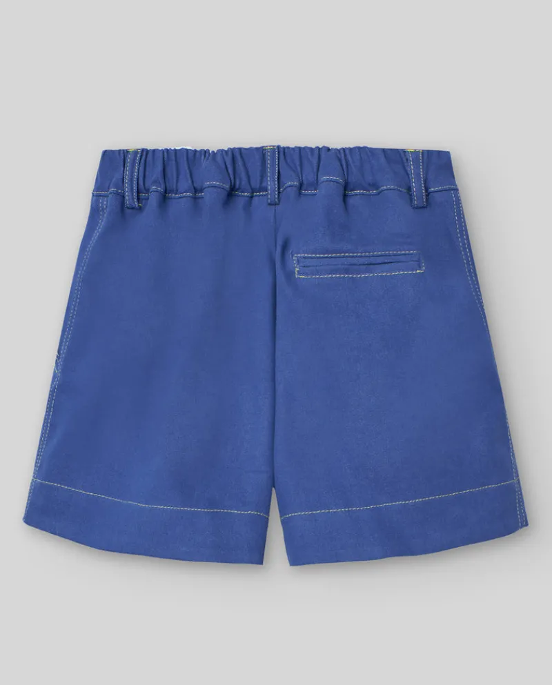 Pantalón corto denim "BALLOON" | PAZ Rodriguez Outlet
