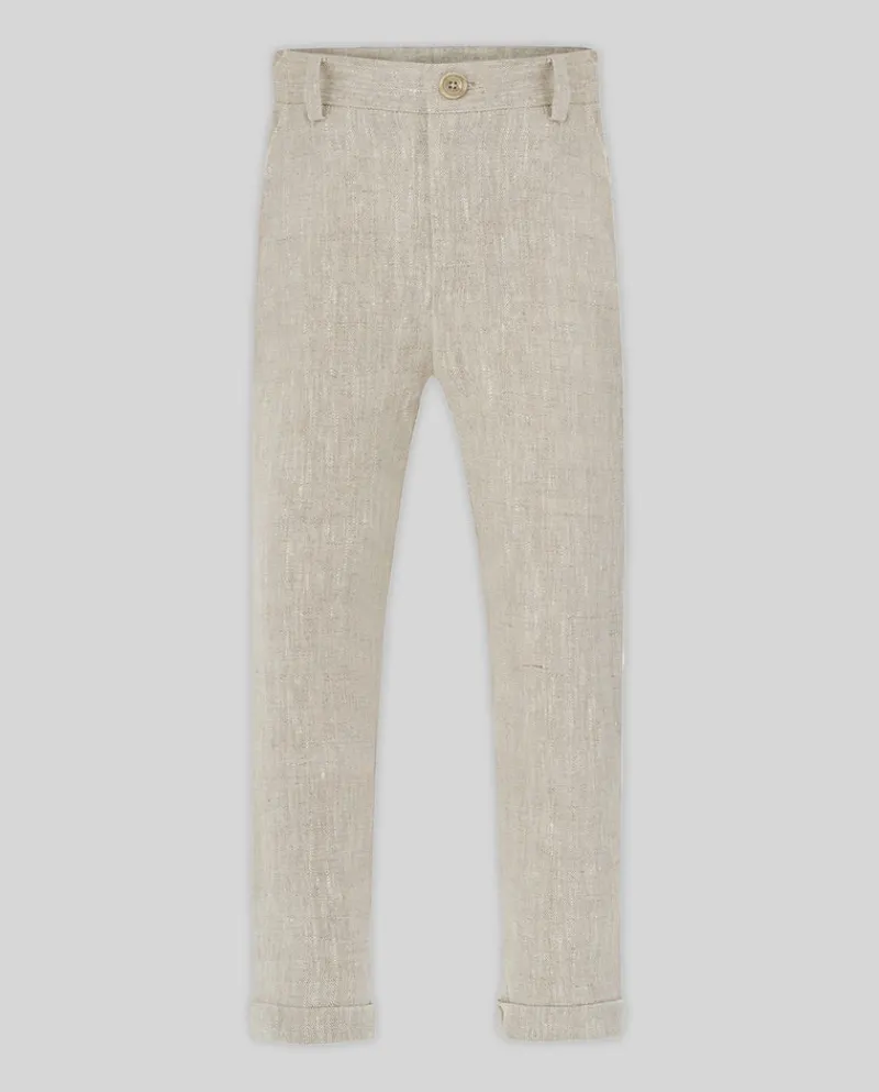 Pantalón lino "CEREMONIA" | PAZ Rodriguez Discount