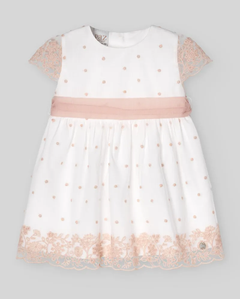Vestido tul bordado "CEREMONIA" | PAZ Rodriguez Outlet